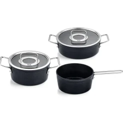 Adamant® 3-tlg. Topf-Set mit Glasdeckel