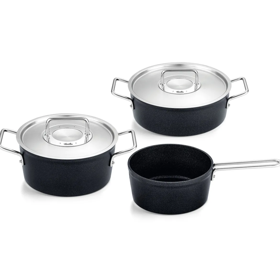 Adamant® 3-tlg. Topf-Set mit Metalldeckel