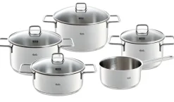 Fissler LumiTherm 5-tlg. Topf-Set mit Glasdeckel