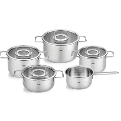 Fissler Pure Collection® 5-tlg. Topf-Set mit Glasdeckel