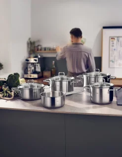 Fissler SatiTherm 5-tlg. Topf-Set mit Glasdeckel