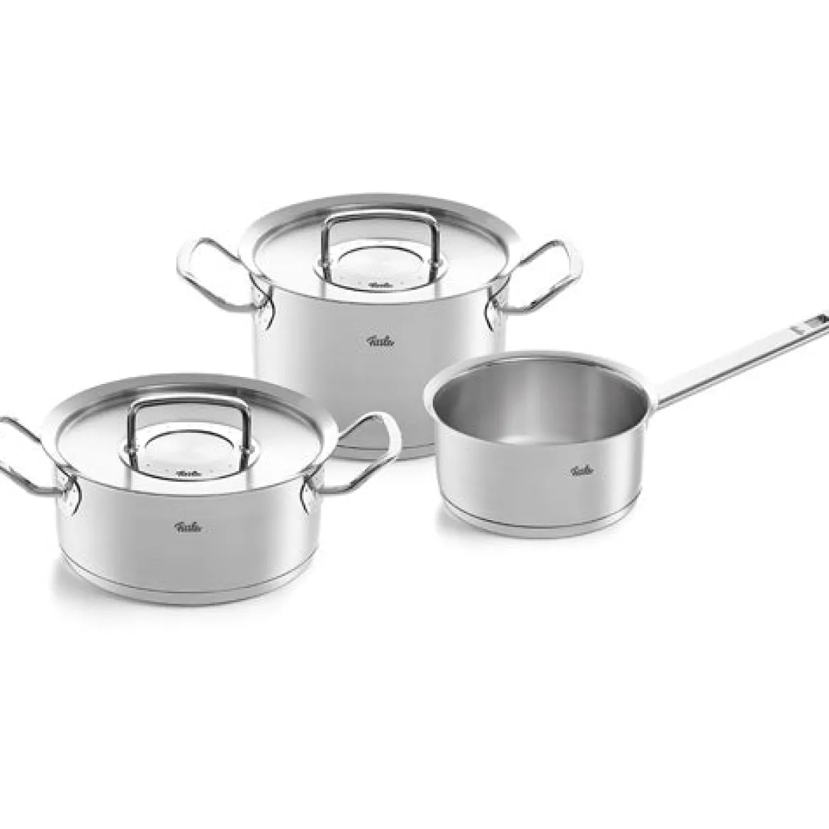 Original-Profi Collection® 3-tlg. Topf-Set mit Metalldeckel