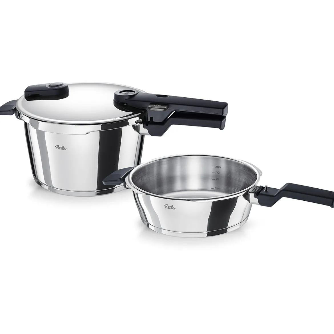 Vitaquick® Schnellkochtopf 2-teiliges Set, 2,5l. + 4.5l
